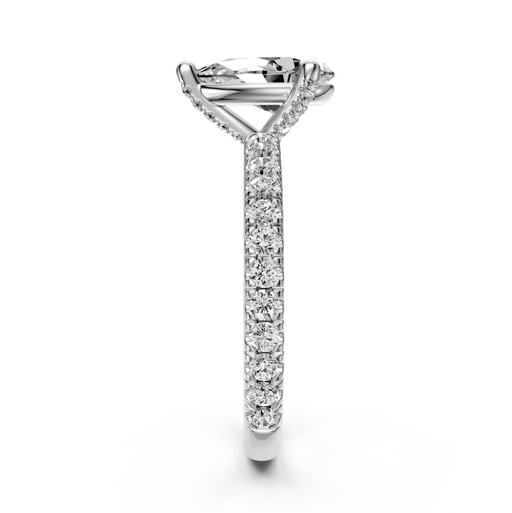 Diamond Ring in White Gold