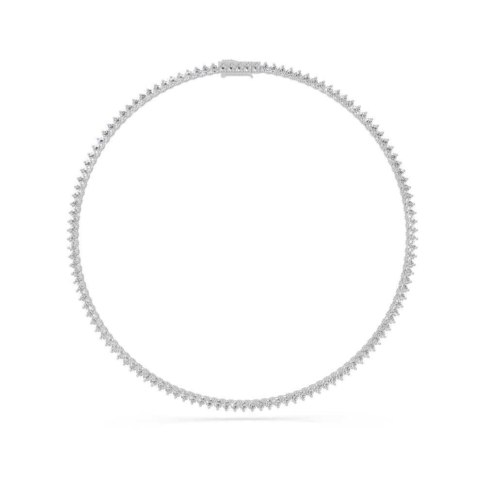 Diamond Necklace in White Gold