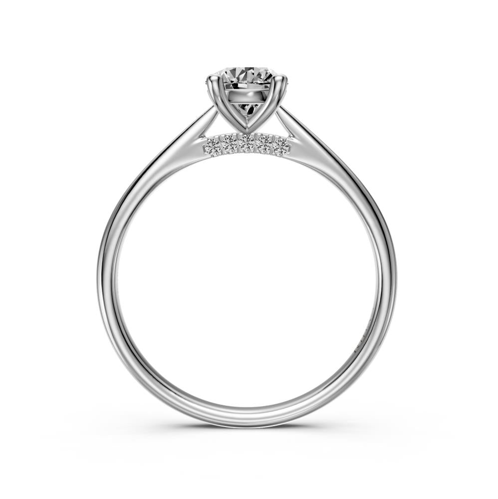 Diamond Ring in White Gold