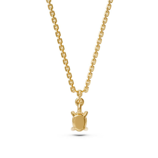 Geltono aukso kaklo papuošalas su deimantais JFA199725