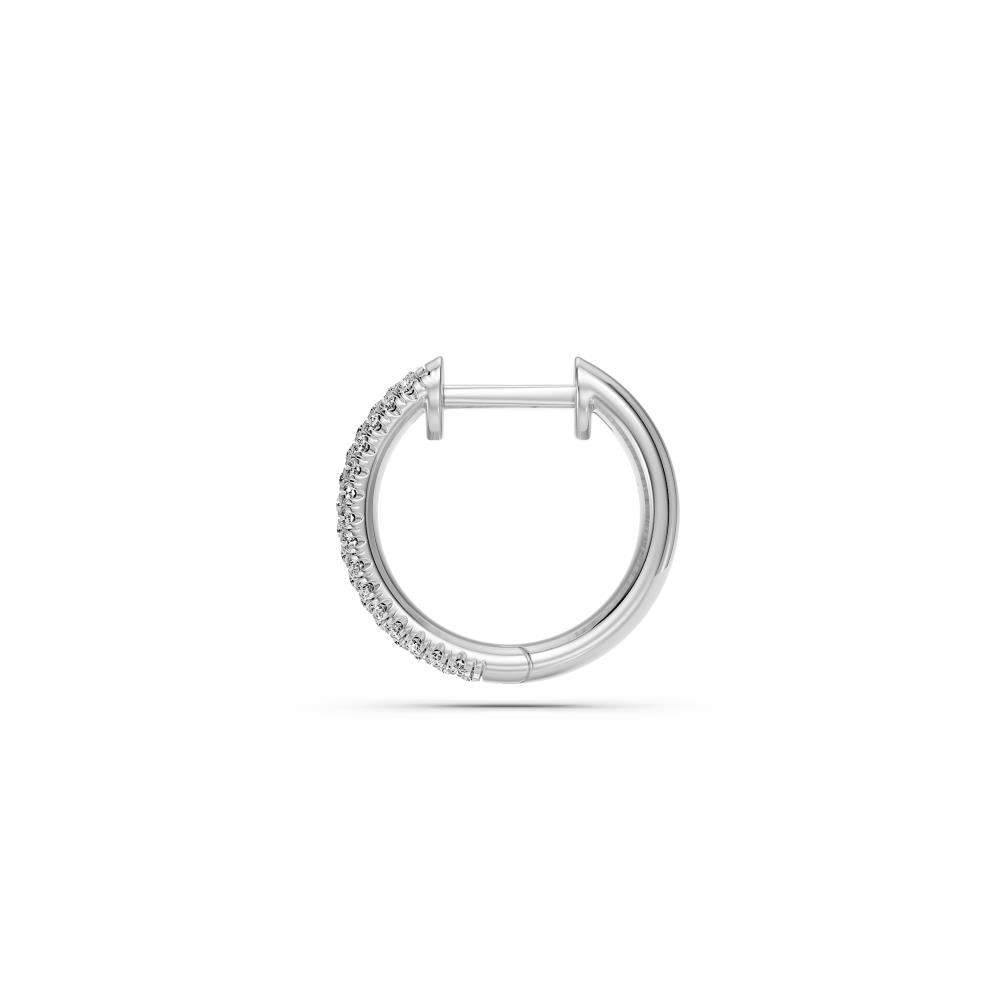 Diamond Earrings in White Gold