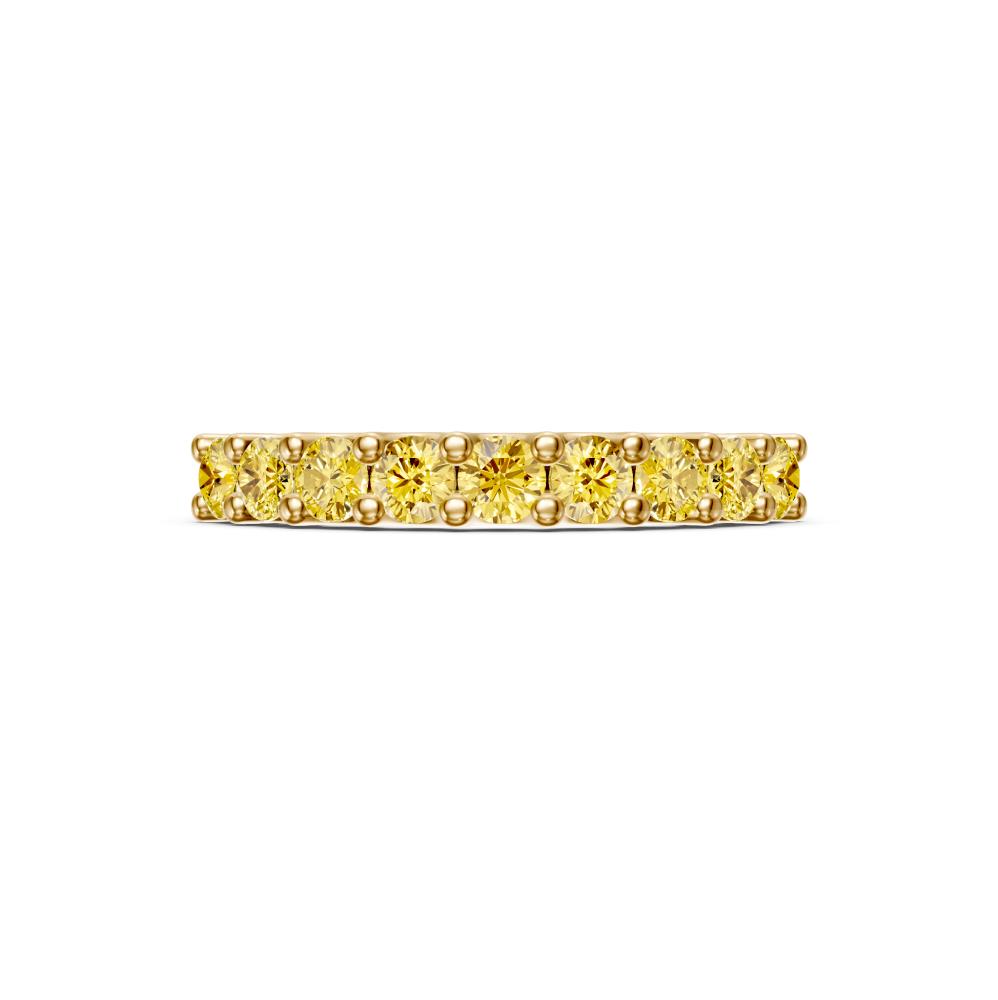 Yellow Sapphire Band Ring in Yellow Gold