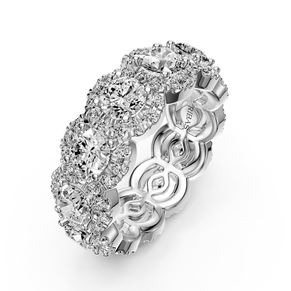 Diamond Ring in White Gold