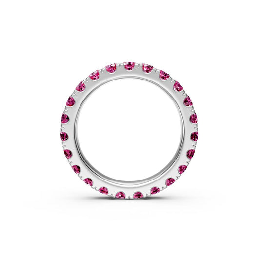 Balto aukso žiedas su safyrais JFA199767