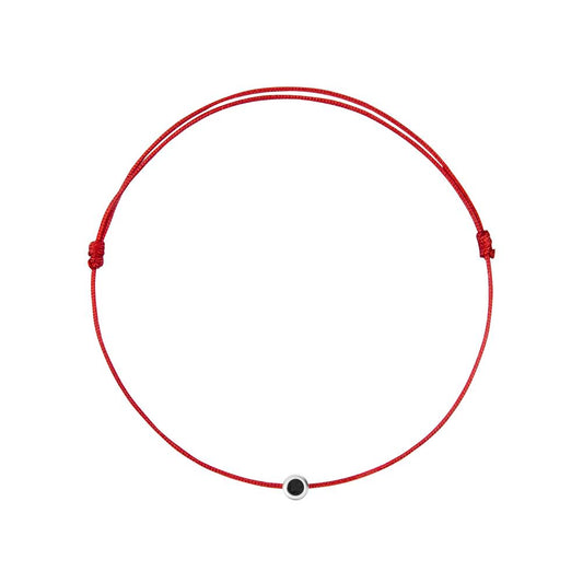 Siūlo Apyrankė su Baltu Auksu ir Juodu Deimantu R21550725