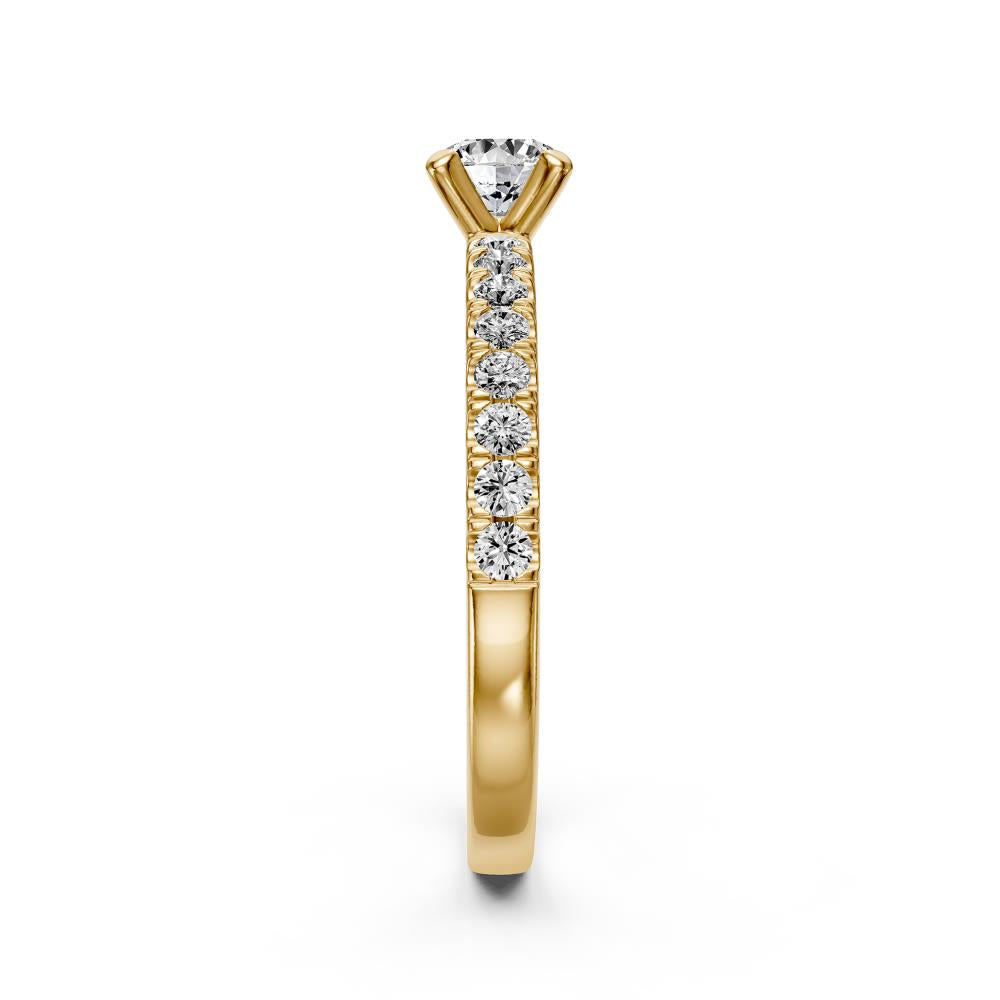 Diamond Ring in Yellow Gold