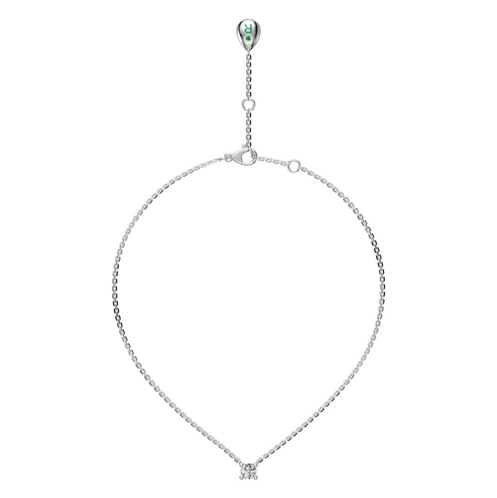 Diamond Necklace in White Gold