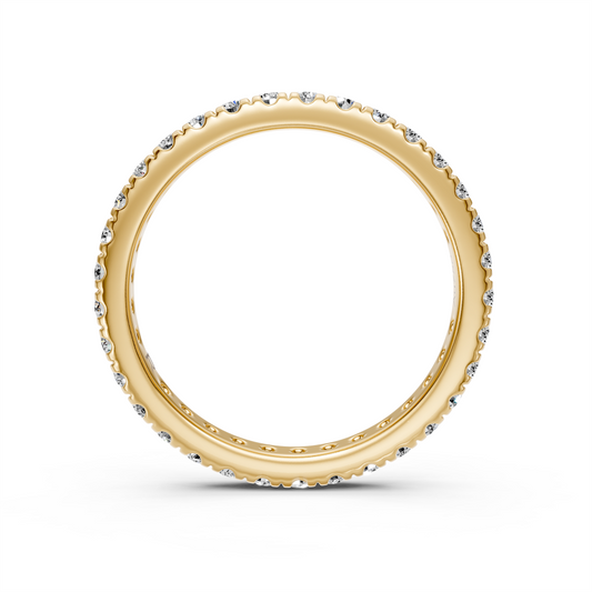 Geltono aukso žiedas su deimantais JFA199703