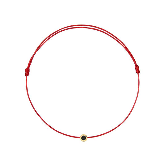 Siūlo Apyrankė su Geltonu Auksu ir Juodu Deimantu R21450725