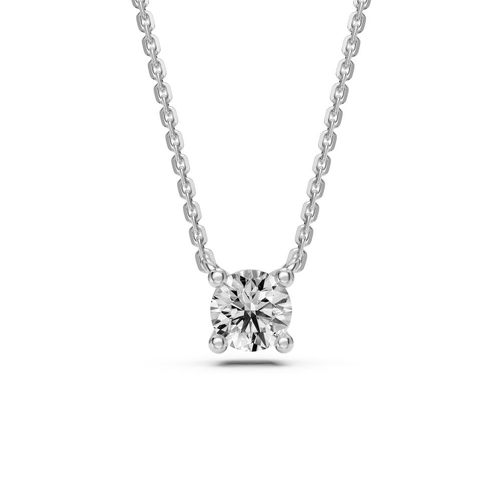 Diamond Necklace in White Gold