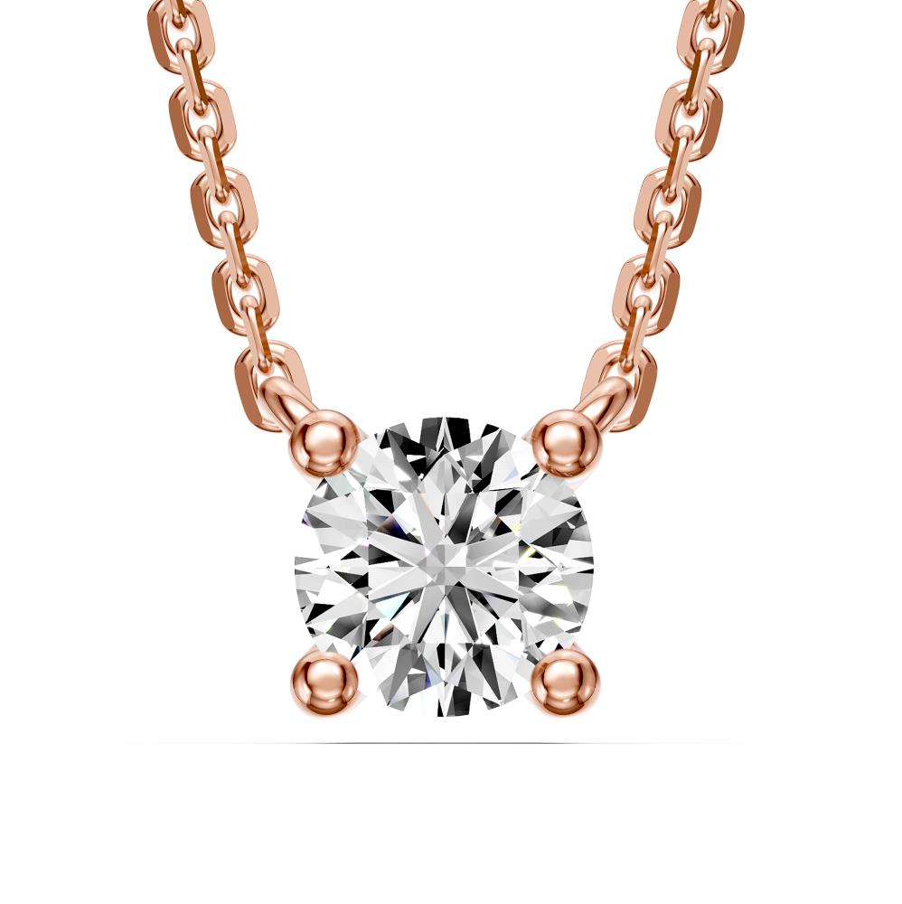 Diamond Necklace in Rose Gold