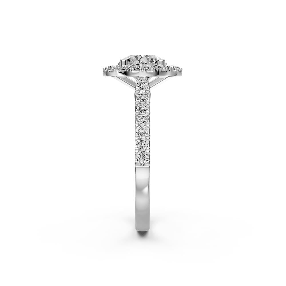 Diamond Ring in White Gold