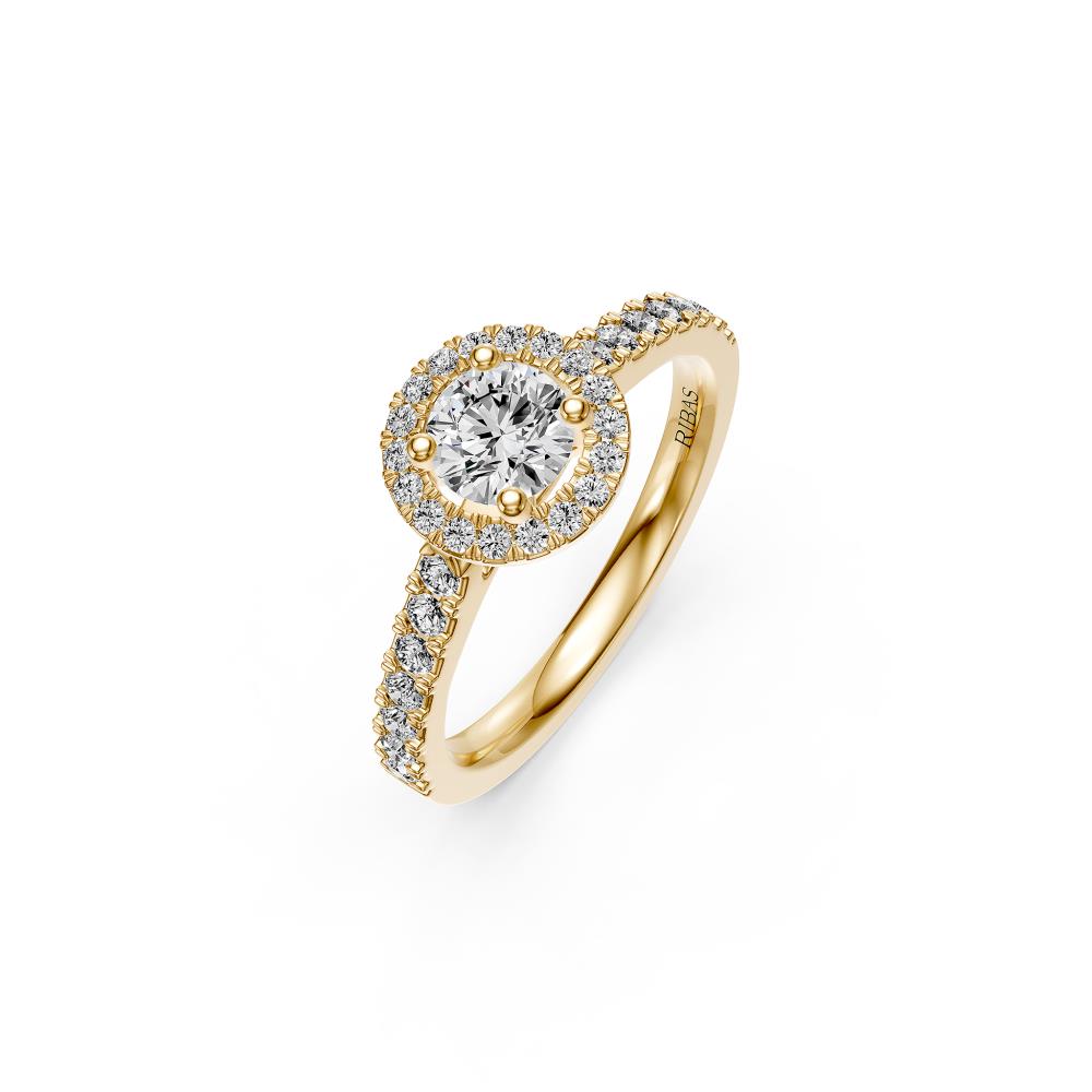 Diamond Ring in Yellow Gold