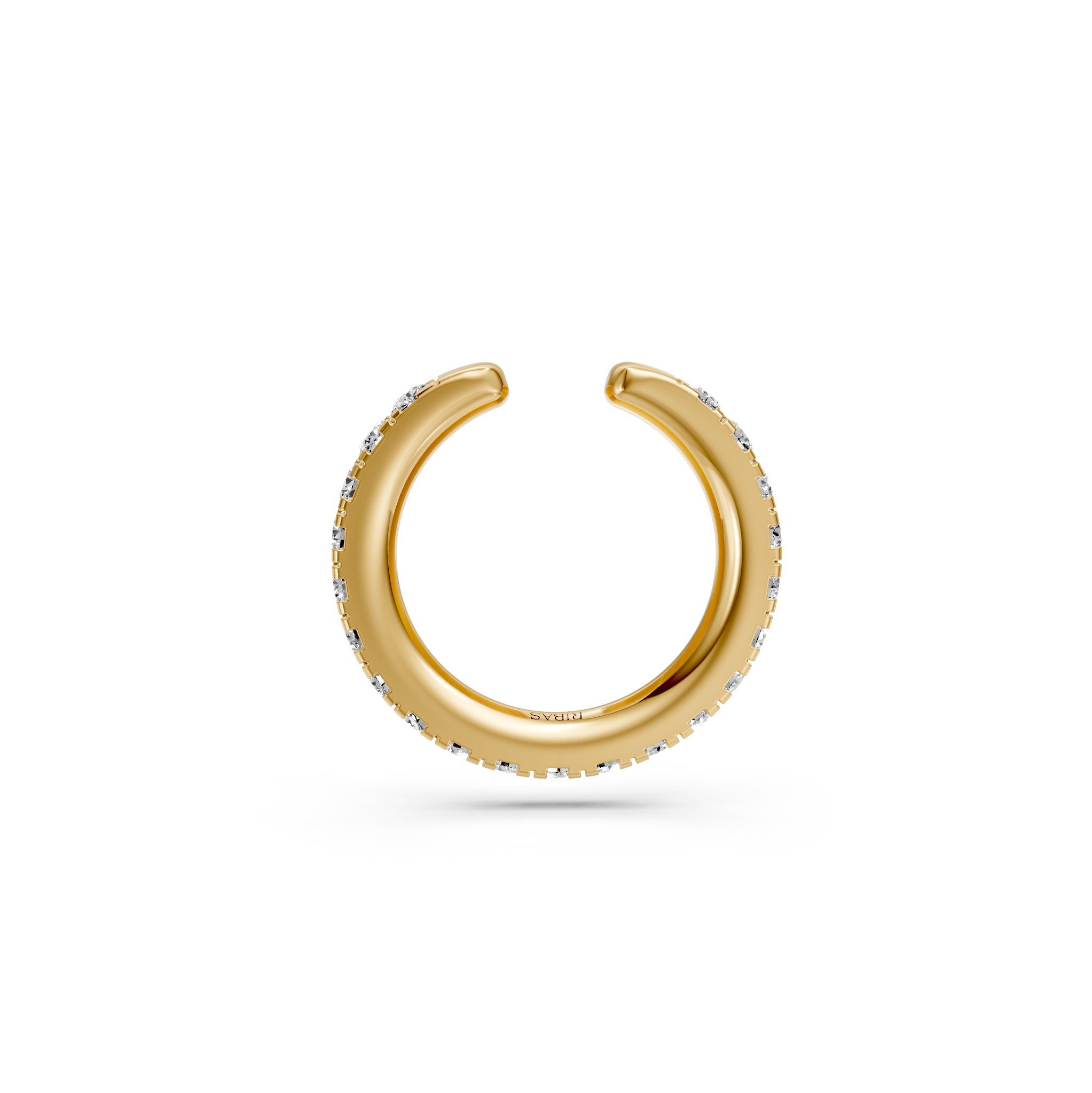 Sapphire Cuff Earring in Yellow Gold