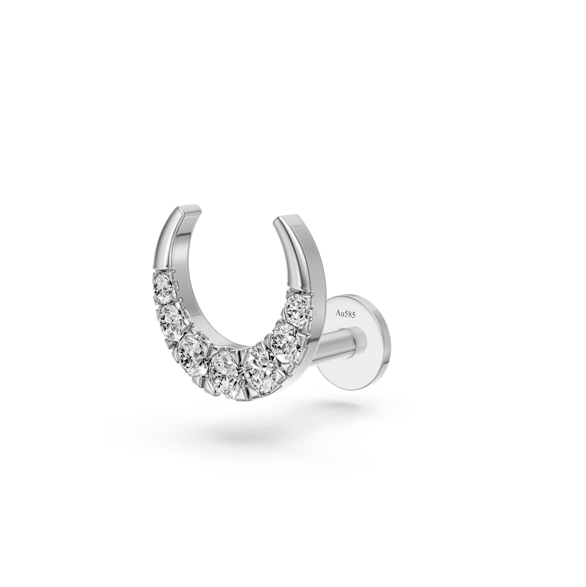 Diamond Piercing in White Gold