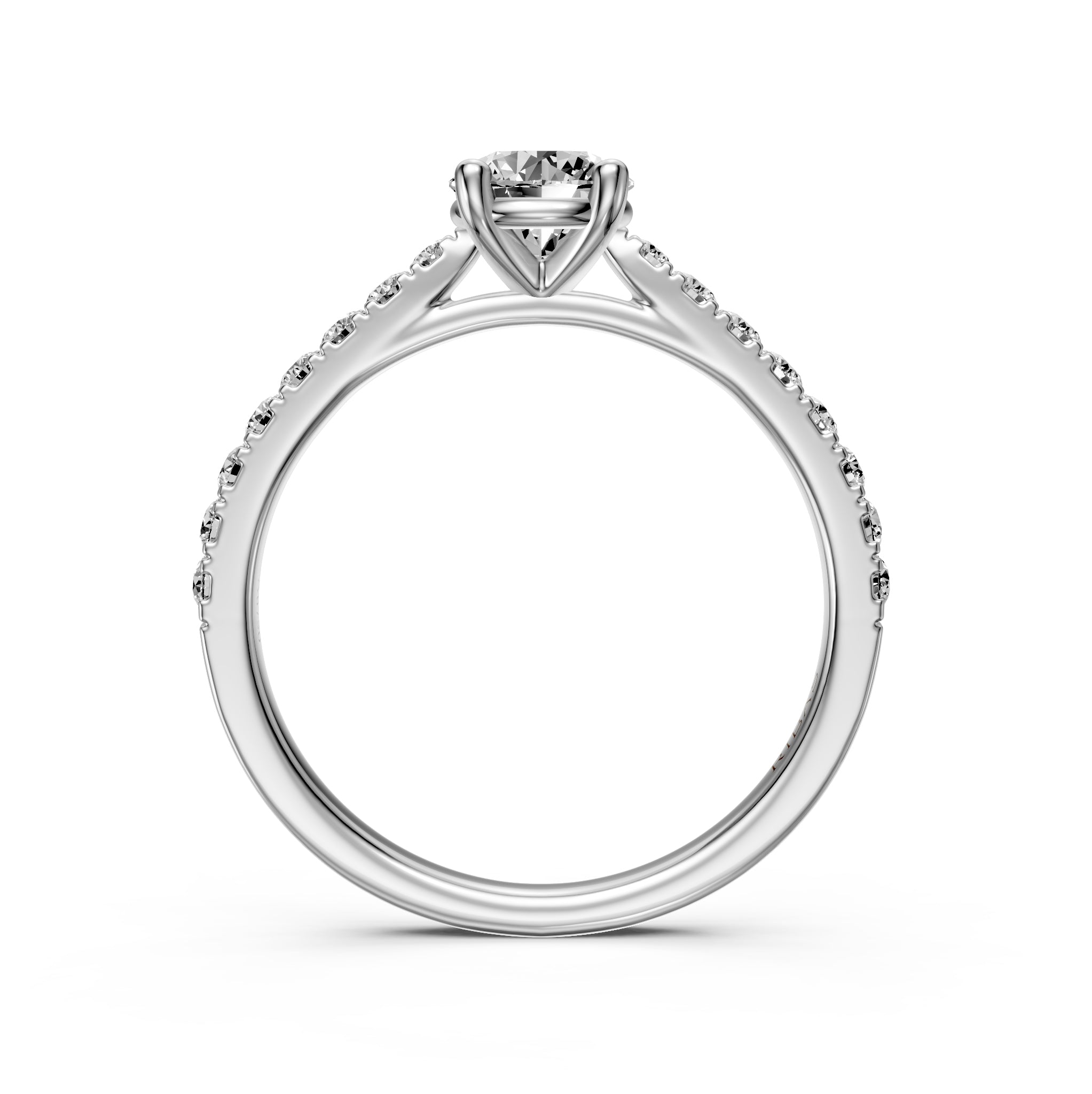 Diamond Ring in White Gold