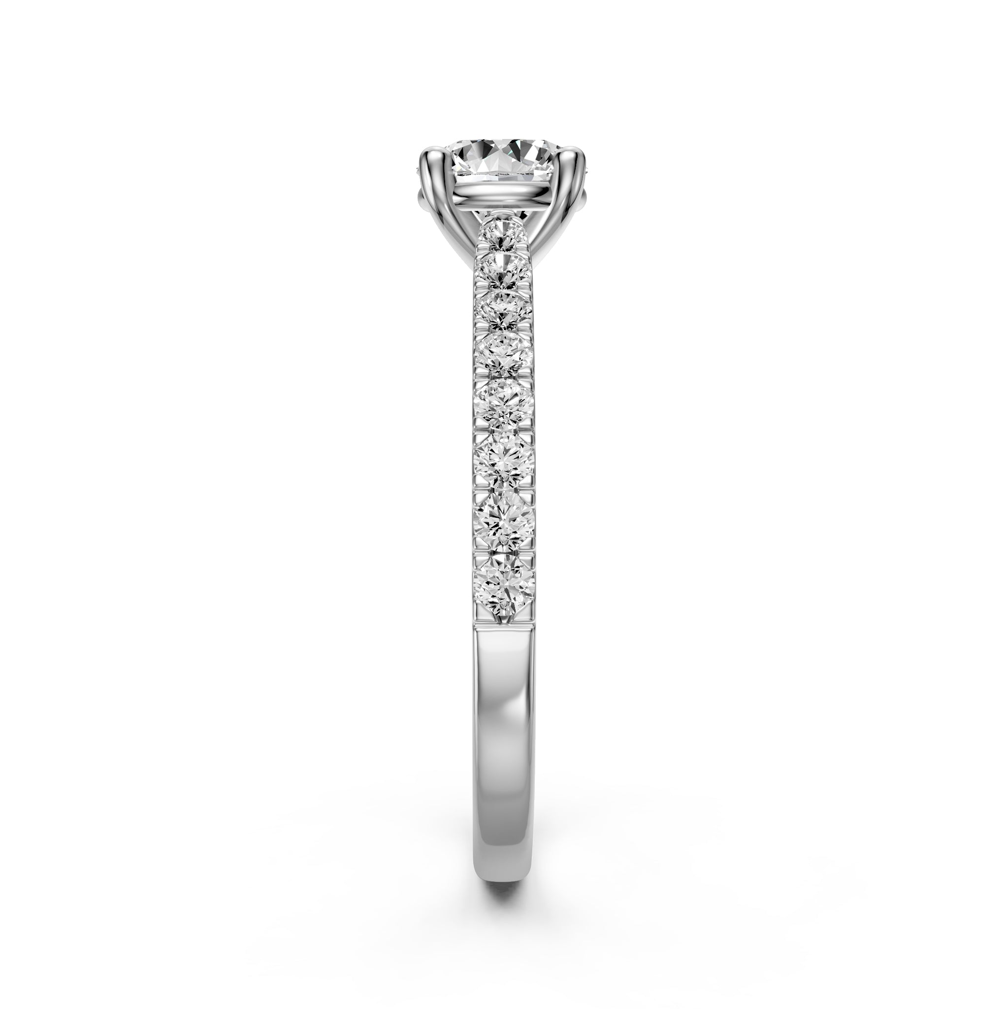 Diamond Ring in White Gold