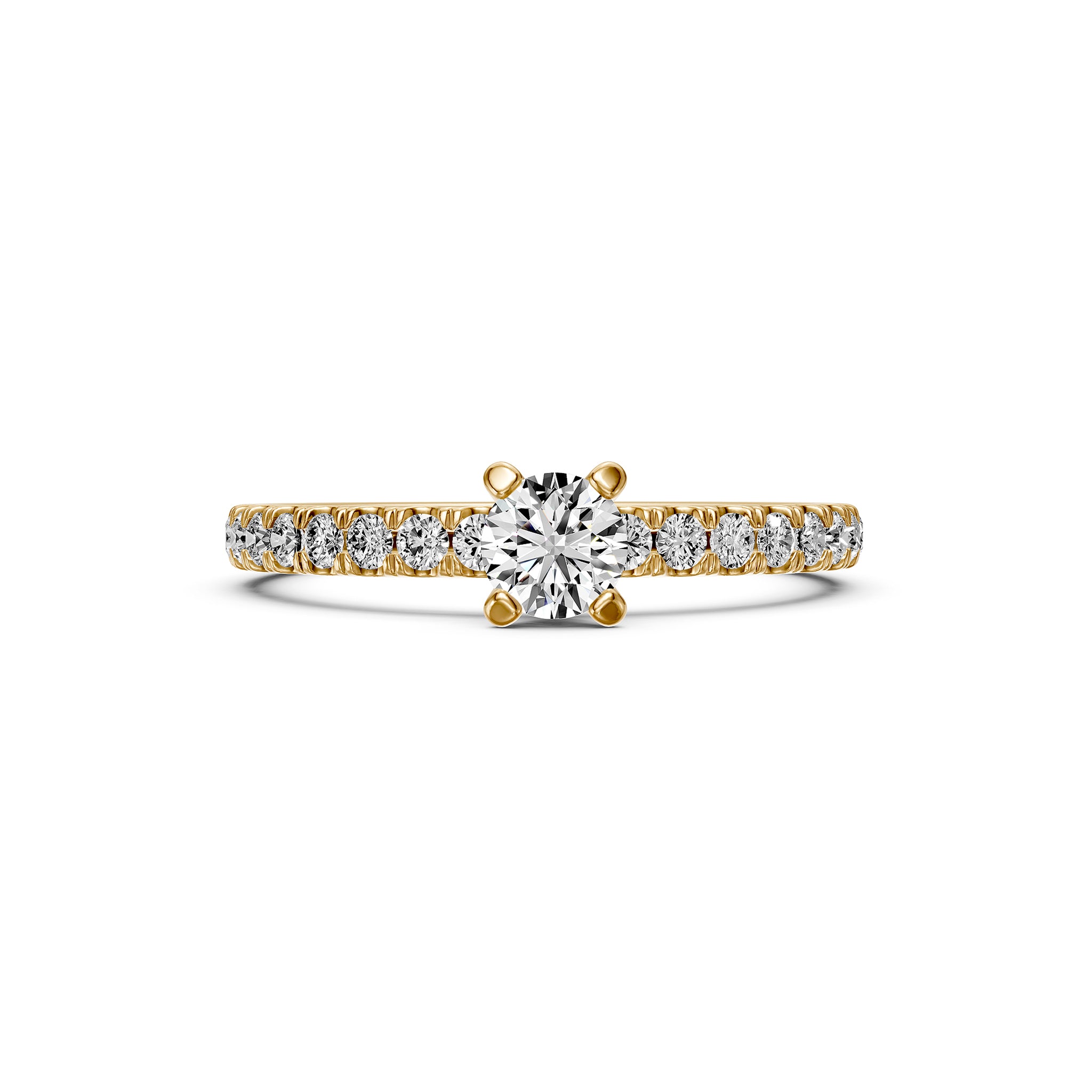 Diamond Ring in Yellow Gold