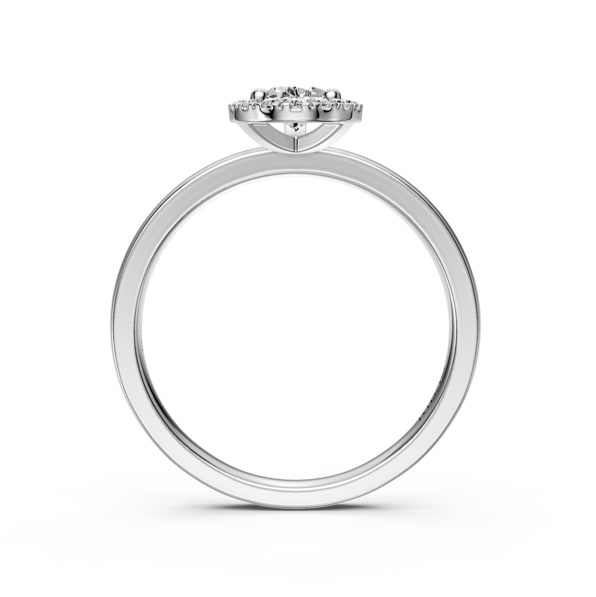 Diamond Ring in White Gold