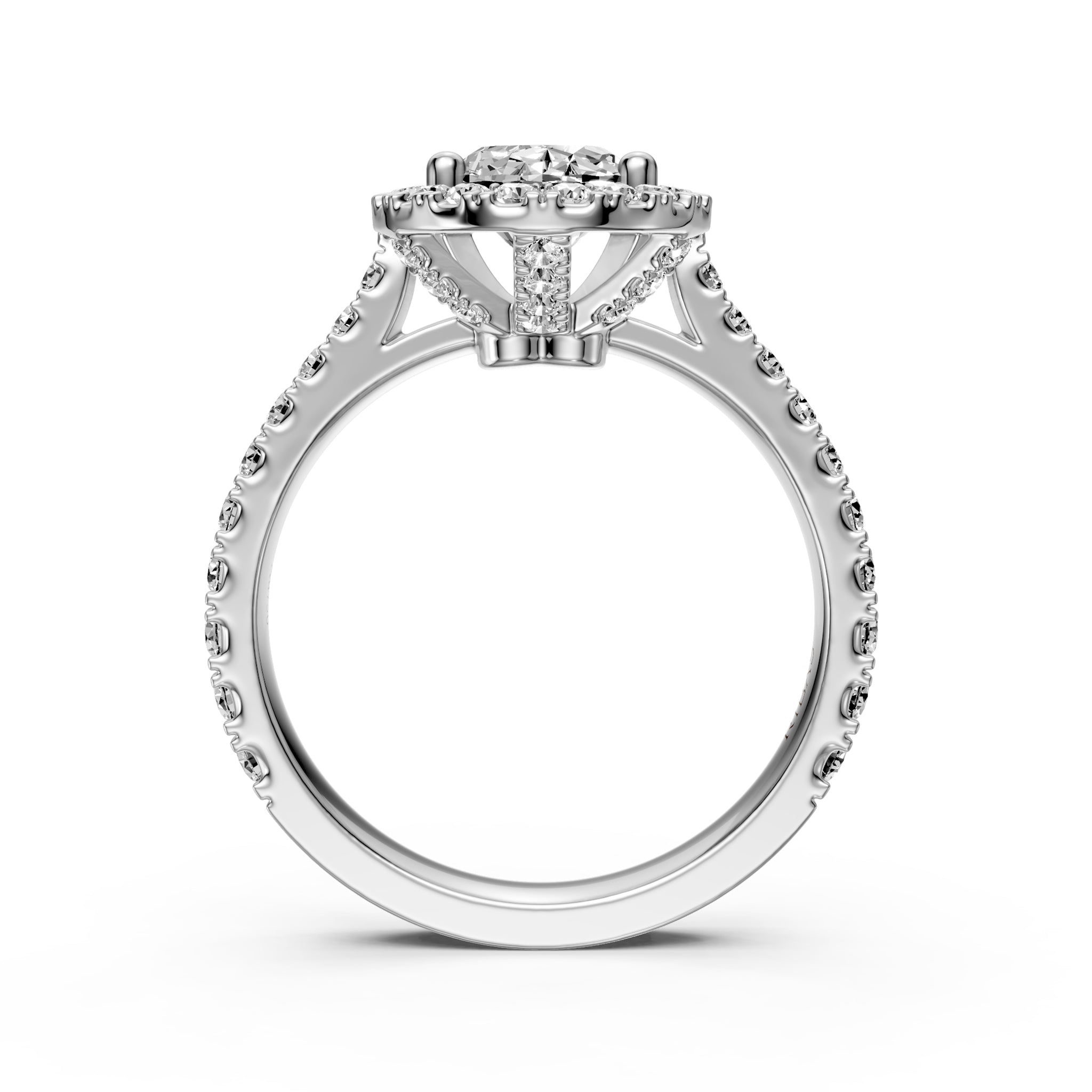 Diamond Ring in White Gold