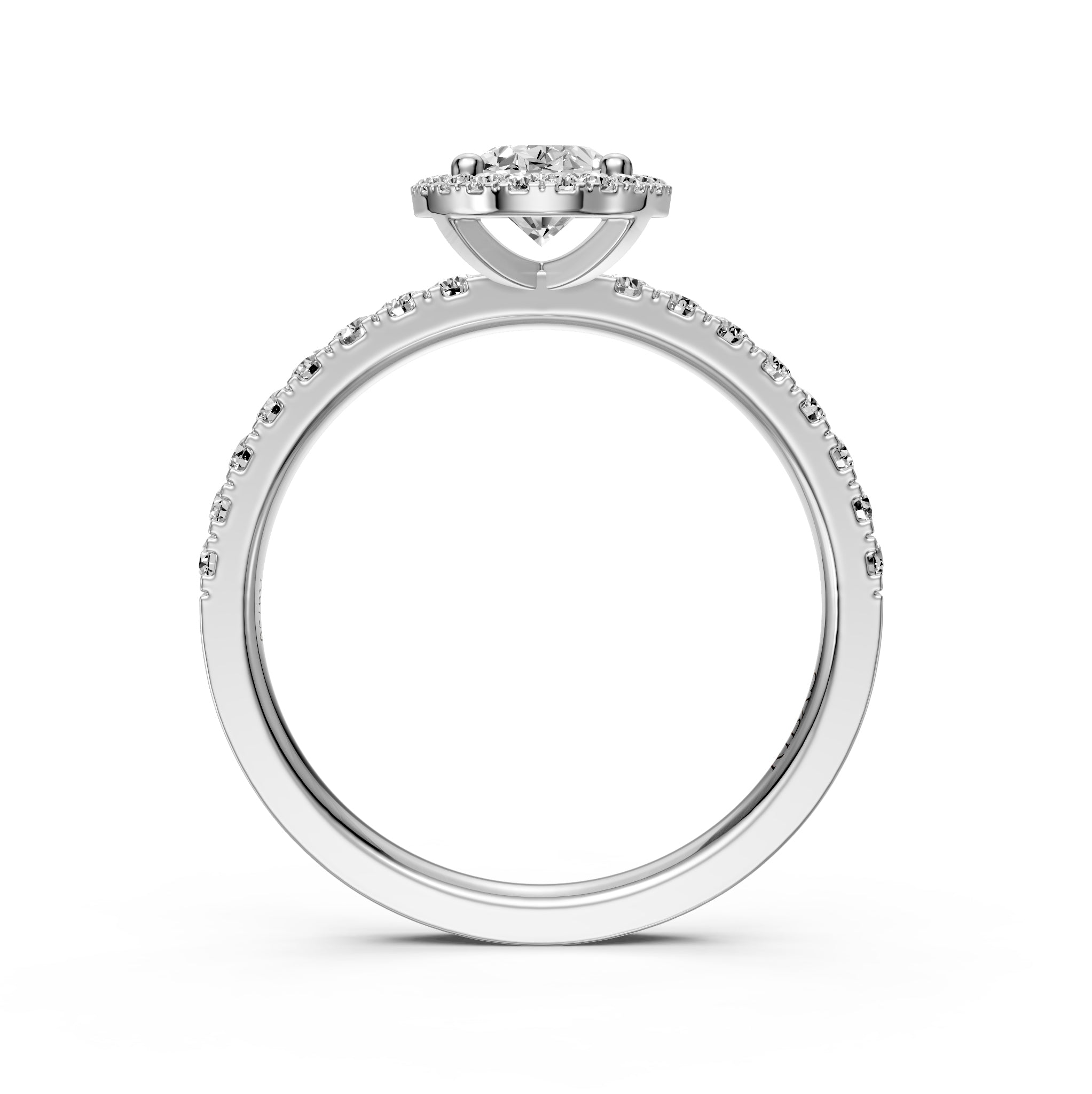 Diamond Ring in White Gold