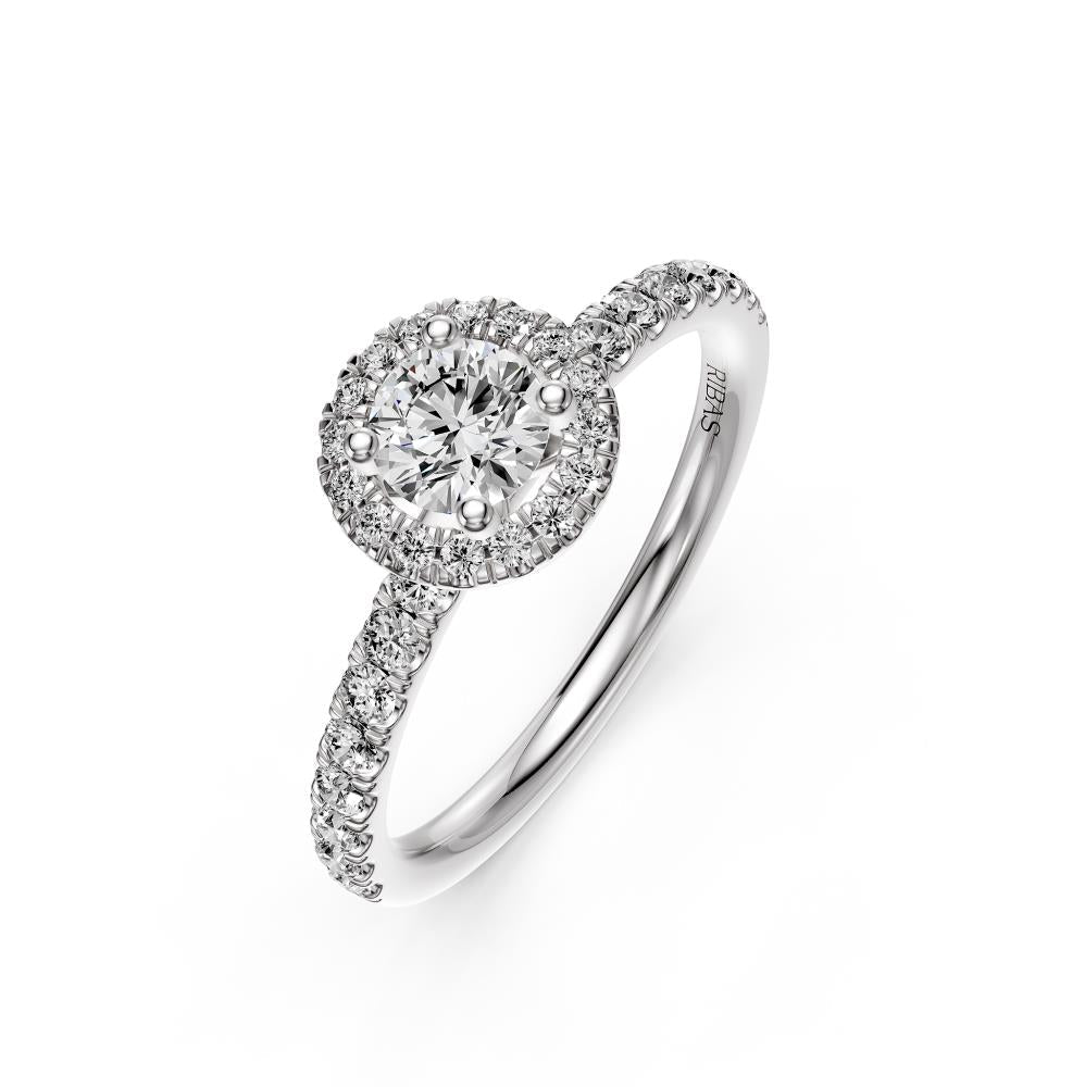 Diamond Ring in White Gold