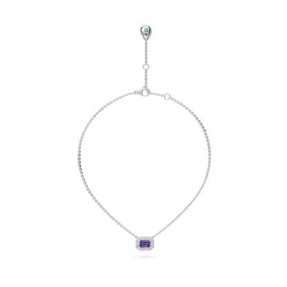 White Gold Necklace with Tanzanite Stone
