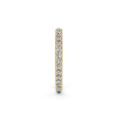 Diamond Band Ring in Yellow Gold