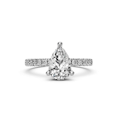 Diamond Ring in White Gold
