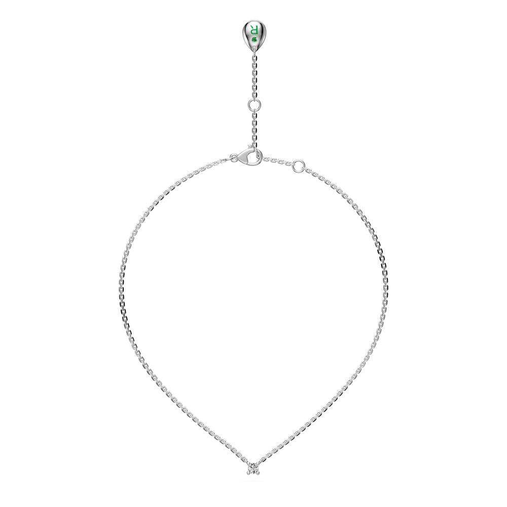 Diamond Necklace in White Gold