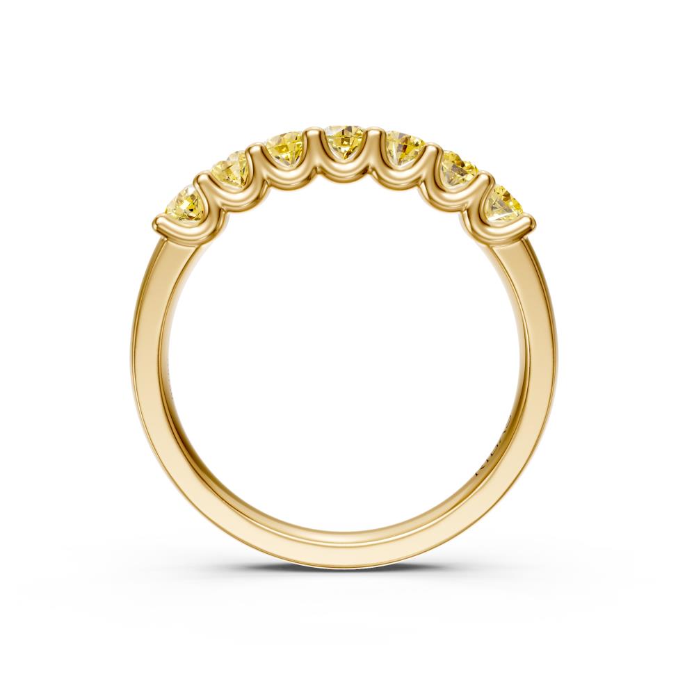 Yellow Sapphire Band Ring in Yellow Gold
