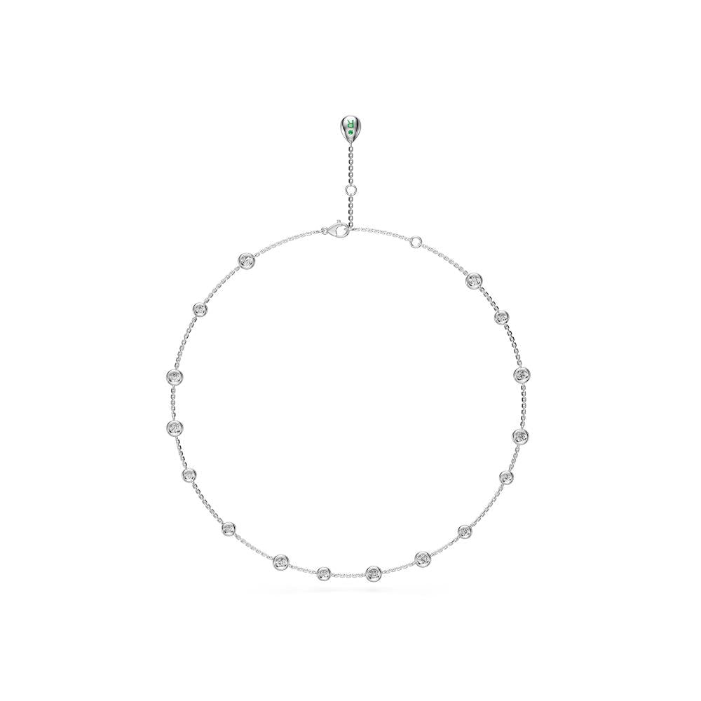 White Gold Collé with Diamonds