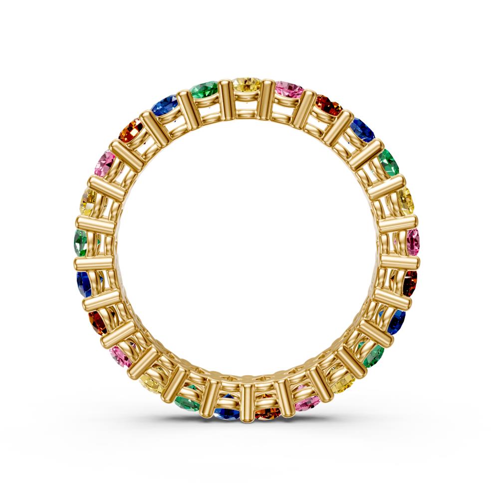 Sapphire Band Ring in Yellow Gold