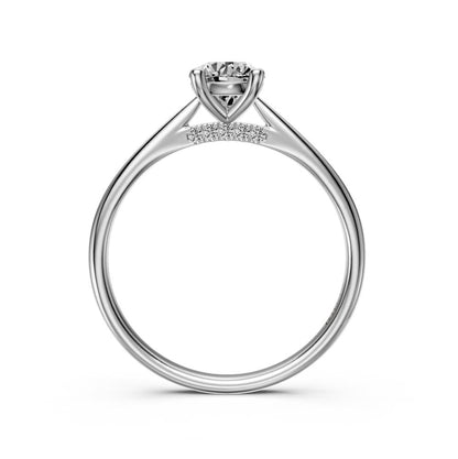 Diamond Ring in White Gold