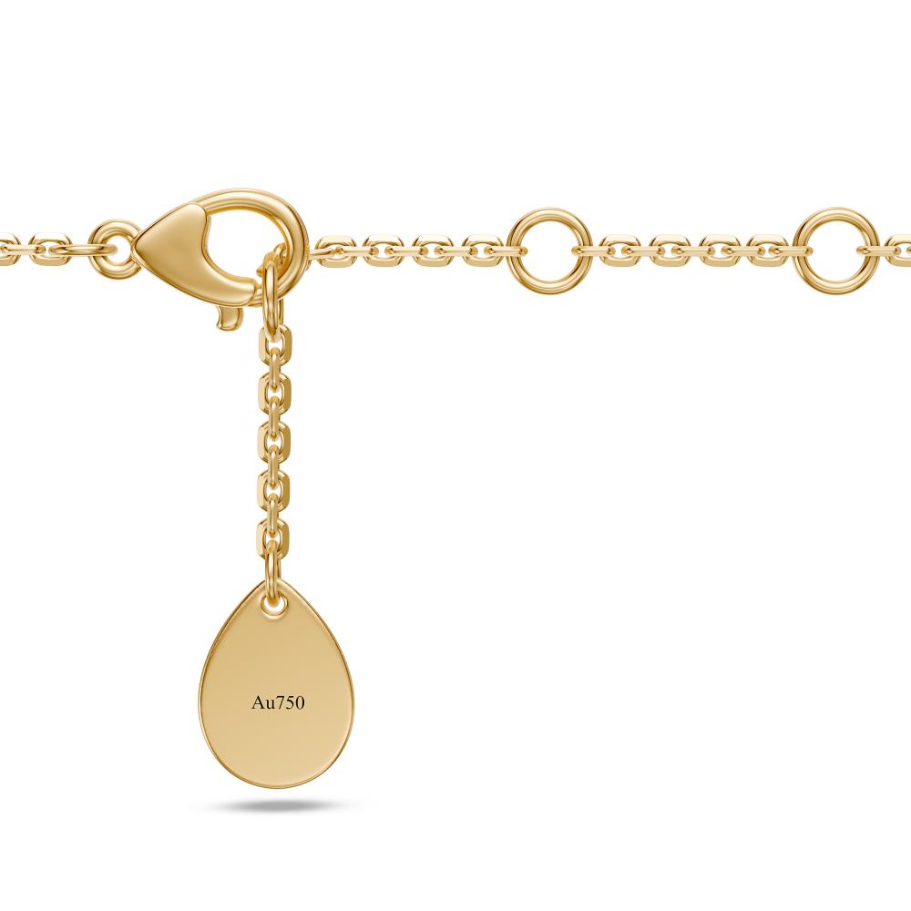 Yellow Sapphire Bracelet with Diamonds in Yellow Gold