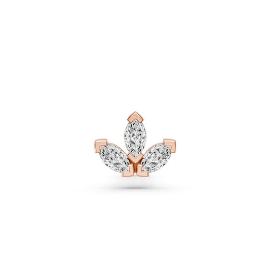 Trijų Marquise Deimantų Auskaras R26921124