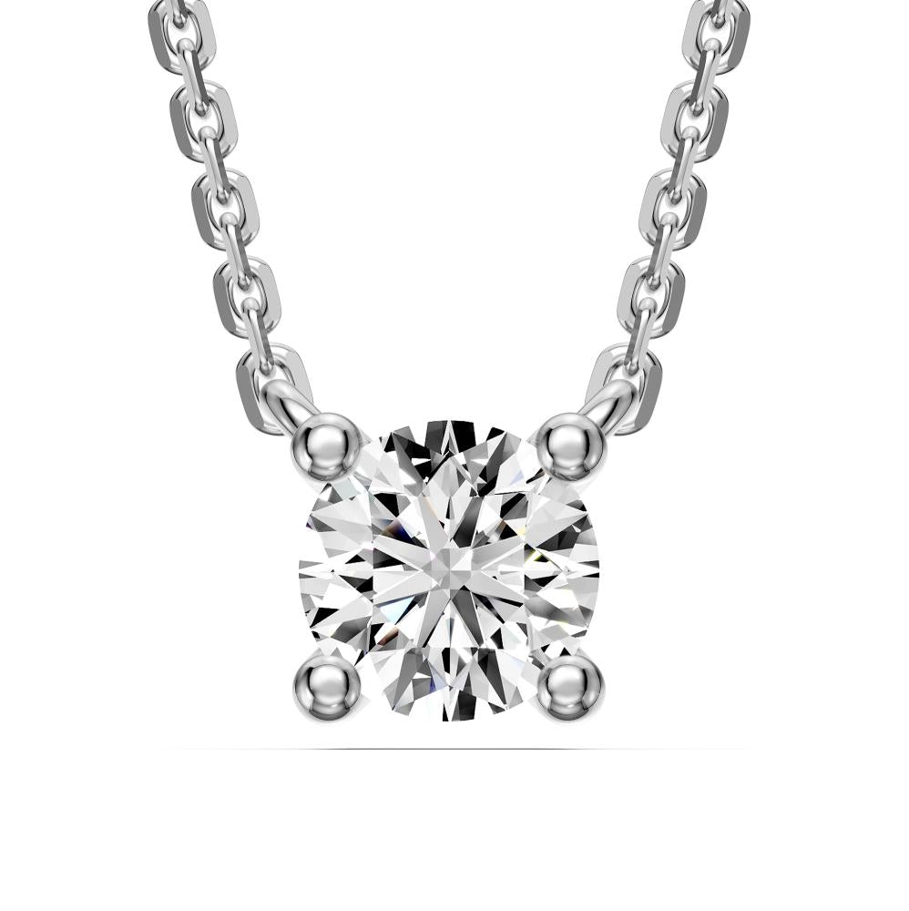 Diamond Necklace in White Gold