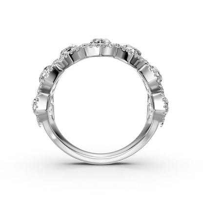 Diamond Ring in White Gold