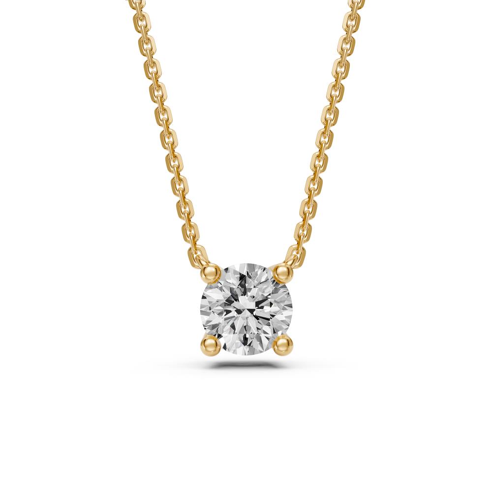 Diamond Necklace in Yellow Gold