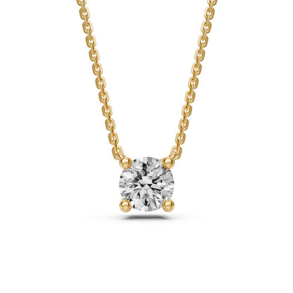 Diamond Necklace in Yellow Gold