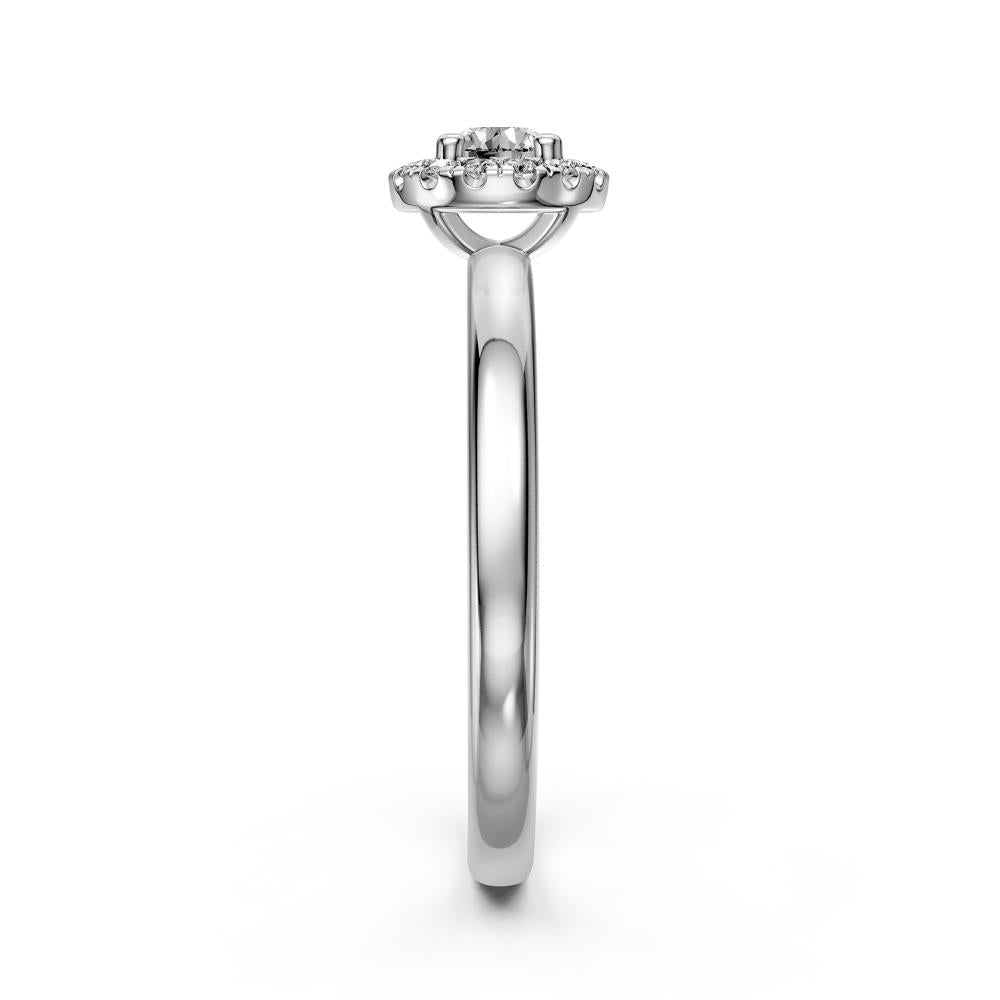 Diamond Ring in White Gold