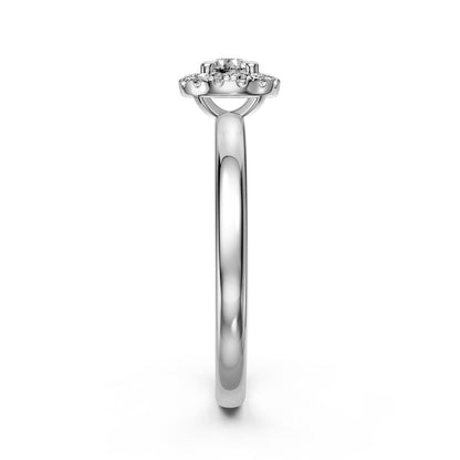 Diamond Ring in White Gold
