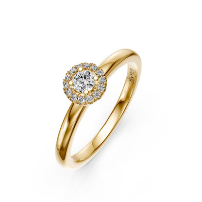 Diamond Ring in Yellow Gold