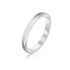 Wedding Band Ring in White Gold - Slim