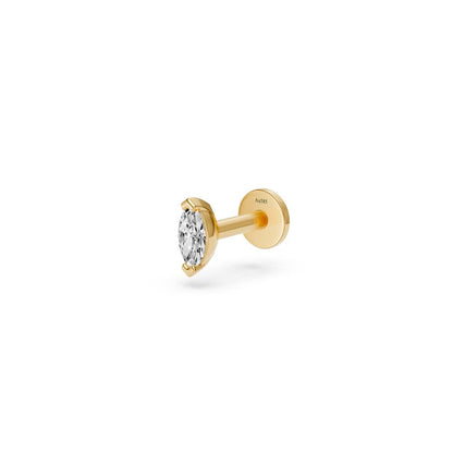 Diamond Piercing in Yellow Gold