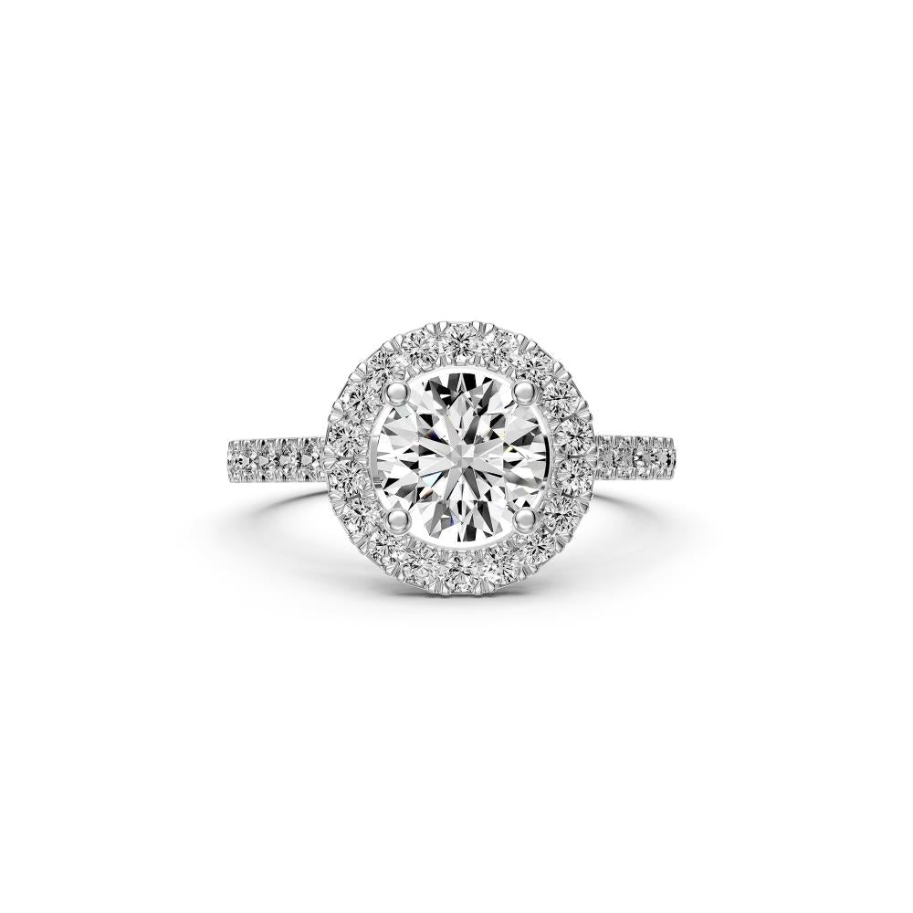 Diamond Ring in White Gold