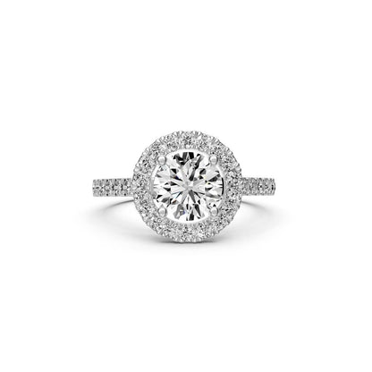Diamond Ring in White Gold