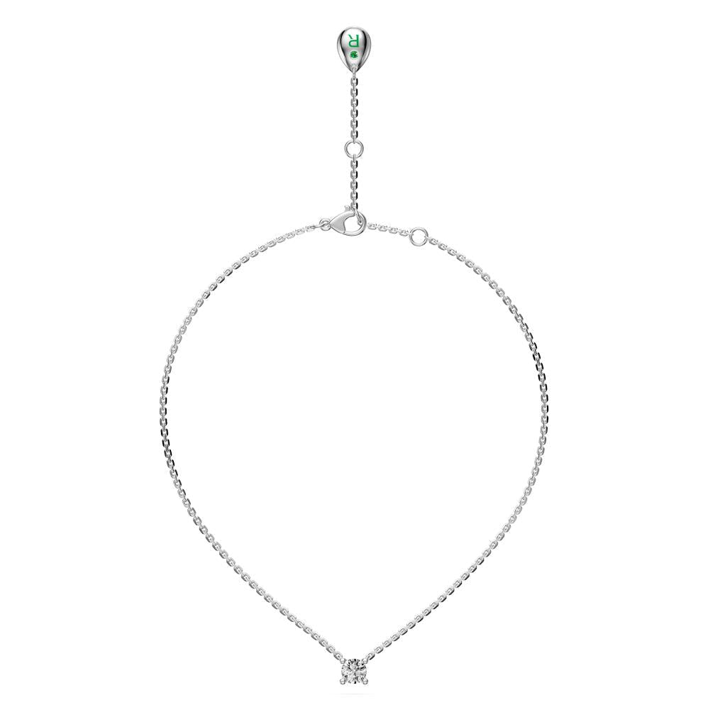 Diamond Necklace in White Gold