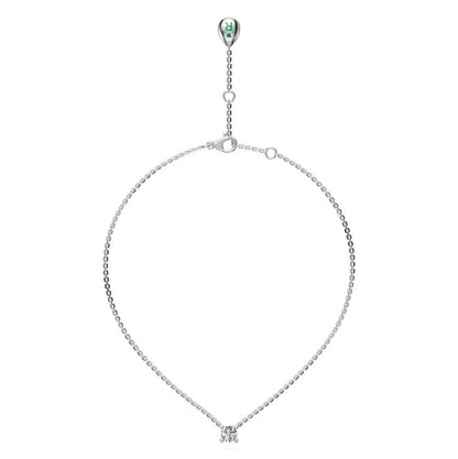 Diamond Necklace in White Gold