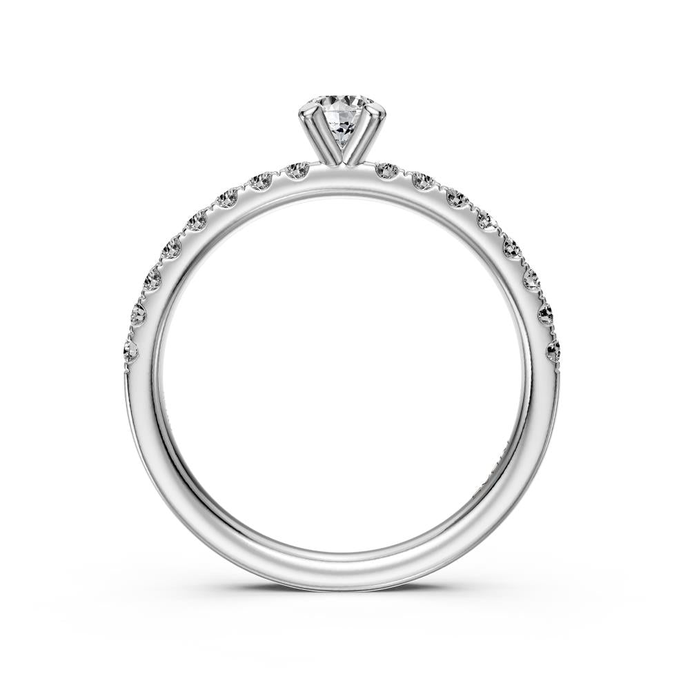 Diamond Ring in White Gold